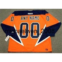 Weng 2018 Custom Men Women Youth NEW YORK 2006 CCM Alternate Customised Hockey Jersey Goalie-cut Top-quality Any Name Any Number