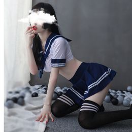 Sexy Set Erotic Lingerie Babydoll Role Costume Women's Cosplay Nurse Student Uniform SchoolGirl Maid Mini Skirt Dress 230411