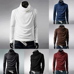 Men's Sweaters Mens High Neck Knitted Jumper Casual Winter Pullover Warm Sweater Top Knitwear Soft Knit Easy Care