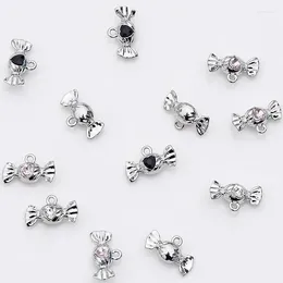 Charms 10pcs 18x10mm Stereoscopic Candy Pendant For Earring Bracelet Necklace Fit Jewelry Making DIY Accessorie