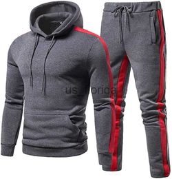 Men's Tracksuits 2 Piece Mens Track Suits 2023 Autumn Winter Jogging Sports Suits Sets Sweatsuits Hoodies Jackets and Athletic Pants Men Clothing J231111