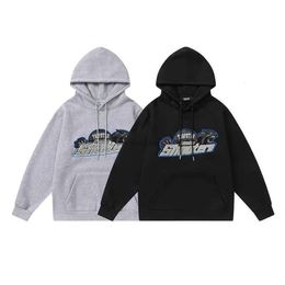 2023 Designer-Kleidung Herren-Sweatshirts Hoodie Trapstar bestickte Tiger-Kapuzenjacke mit Plüschisolierung für Herren Damen Sport Freizeit ESS