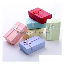 Jewellery Boxes Black Pink Red High Quality For Charms Beads Gift Box 5X8X2.5Cm Packaging Pendants Necklaces Earrings Rings Br Dhgarden Dhrde