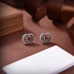 Designer Earring GGity Brand Stud Earing Luxury Women Fashion Hoop Jewellery Metal Letter Double G Logo Crystal Pearl Earring cjeweler Women's Gift ohrringe as45et