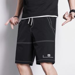 Men s Shorts 2023 Summer Casual Beach Men Soft Baggy Thin Loose Striped Solid Streetwear Sport Quick Dry Joggers 230411