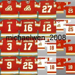 Weng Atlanta JIM CRAIG PAT QUINN JEAN PRONOVOST TOM LYSIAK GUY CHOUINARD ILYA KOVALCHUK WILLI PLETT ERIC VAIL Hockey Jerseys S-5XL