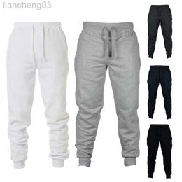 Men's Pants Soild Gym Training Jogging Pants Joggers Men Drawstring Sweatpants Sports Trousers Fashion Hip Pop Trackpants Casual Bottoms 5xl W0411