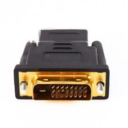 Freeshipping 10pcs DVI 24 1 Convert Gold Plated Male to Female 1080P HDTV Adapter Converter Cable Ebhff