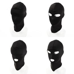 Adult Toys Sex toys Soft Head Mask BDSM for Couples SM Bondage Sexy Headgear Erotic Black Slave Restraint Hood 230411