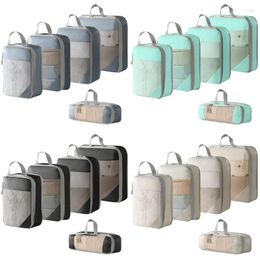 Storage Bags 5Pcs For Efficient Packing Expandable Compression Cubes