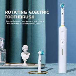 Toothbrush TackOre Rechargeable Electric Toothbrush 3 Clean Mode Adults Waterproof Smart Brush Whitening 2 Brush Heads Travel Box Set 230411