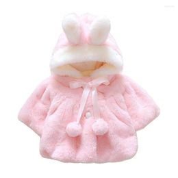 Jackets Coat For Girl Solid Colour Girls Fur Casual Style Childrens Jacket Toddler Children Clothing