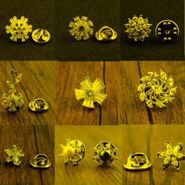 Brooches Pins Pcs Trendy Exquisite Cute Little Flower Star Zircon Men Women Cloth Cardigan Collar Bouquet Suit BroochesPins