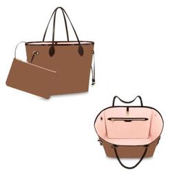 Wallte Gm with Women Pm Luxury Genuine Designer Mm Totes 2pcs/set Bag Wallet Shopping Bags Leather Medium Fashion Handbags Large Composite Purse