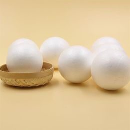 White Modelling 10PCS Lot 70MM Polystyrene Styrofoam Foam Craft Ball For DIY Christmas Party Decoration Supplies Kids Gifts280J