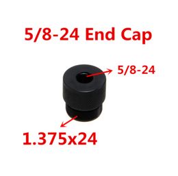 Aluminium 1/2x28 5/8x24 End Cap 1.375x24 Thread Cap
