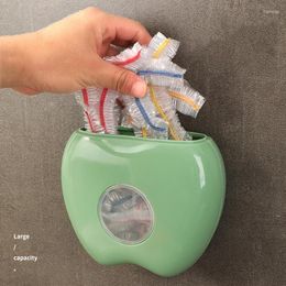 Storage Bottles Wall Mounted Fresh Keeping Bag Box Disposable Food Cover Plastic Wrap Cling Organizer Kitchen Organization