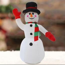 2 4 M Party Kids Winter Toy Figure Props Outdoor Courtyard Christmas Decoration Holiday Portable Santa Claus Inflatable Snowman237m