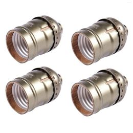 Edison Vintage Lamp Light Base Socket Holder Adapter E27 Bulbs -Suitable For Bare Bulb Features No Wire Antique Brass