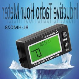 Freeshipping Waterproof multifunction hour Metre tachometer voltmeter for gas petrol engine motocross Free Shipping Riuax