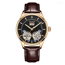 Wristwatches Men's Watches AILANG Top Automatic Mechanical Sports Watch For Men Tourbillon