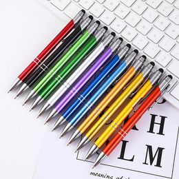 1Pcs Personalized Luxury Ballpoint Pen Metal School Teacher Gift Supplies Stationery Office Writing Useful Lettering Cute 2023