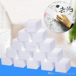 Magic Sponge Eraser 100Pcs Set Household Cleaning Sponge Kitchen Office Cleansing Nano Magic Wipe Sponge Bathroom Cleaning BH2250 328Z