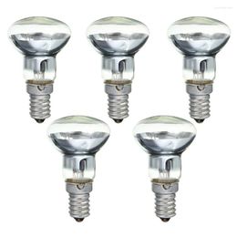 Replacement Lava Lamp E14 R39 30W Spotlight Screw In Light Bulb Clear Reflector Spot Bulbs Incandescent 5Pcs