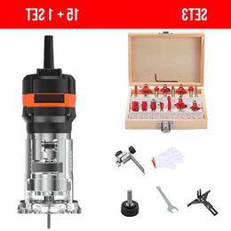 2800rpm Common Tools Woodworking Router Wood Hand Machine Electrict Trimmer EU 220V Milling Cutter Trimming Slotting Cutting Nsmgj