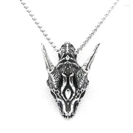 Pendant Necklaces Support Dropship 2023 Design Animal Head 316L Stainless Steel Fashion Jewellery Trendy Antelope