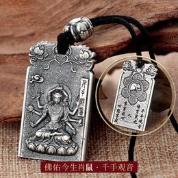 Chains Twelve Chinese Zodiac Guardian Buddha Pendant Men And Women's Life Guard