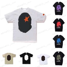 Men's T-Shirts Mens T Shirt Tops T-Shirts sporty Womens Tees Trends Designer Cotton Short Sleeves Luxury Sharks Tshirts Clothing Street Shorts Sleeves Clothes T230412