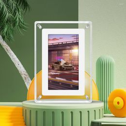 Frames 7 Inch OEM Small Size Mini LCD Poframe Electric Acrylic Digital Po Picture Frame