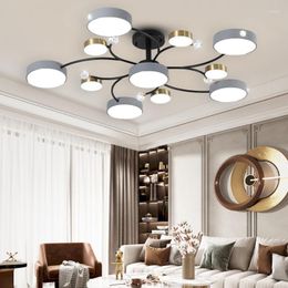 Pendant Lamps Modern Living Room Ceiling Lamp Bedroom LED Light Kitchen Chandelier Villa Home Decor Wholesale Fixtures