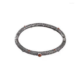 Link Bracelets Nanhong Chinese China-Chic Auspicious Hollow Bracelet Retro Personalised Used Factory Direct Sale