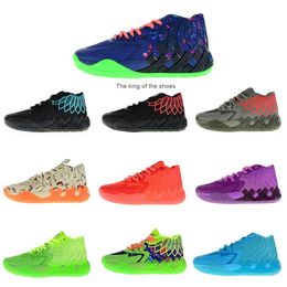 MBBasketball Shoes MB.01 Rick And Morty Sports Sneakers LaMelos Ball Men Iridescent Dreams Buzz City Rock Ridge Red Galaxy