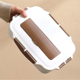 Dinnerware Sets NINETOP 3/4 Grids PP Stainless Steel Lunch Boxes Thermal Leak Proof Lunching Box FOR Kids School Men Adults Lunchbox Bento