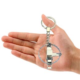 Mini Bear Trap Keychain That Works Fun Unzip Birthday Gift Trick Mouse 1 Drop Delivery Dh8Ne