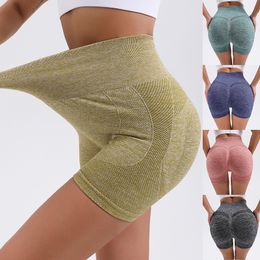 Yoga Outfit Women Sport Shorts Clothing Gym High Waist Push Up for Ladies Leggings Fitness Seamless Hip Lift Tight Sportswear 230411