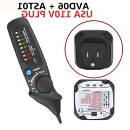 Dual Mode Voltage Meters Non-Contact AC Detector Tester Socket Wall Power Outlet Circuit Polarity Breaker Finder KIT Cxxiv