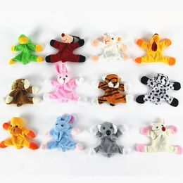 Fridge Magnets 6Pcs/Set Originality Cute Animal Refrigerator Magnet Stickers Plush Fridge Magnet Decor Kitchen 231110