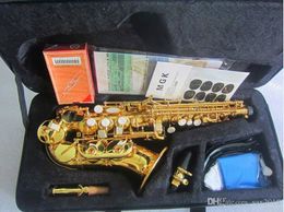 High Quality Soprano Saxophone curved Sax adult children wind musical instruments With Case