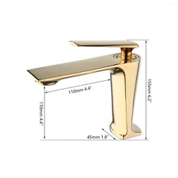 Bathroom Sink Faucets Vidric Golden Polished Basin Faucet Brass Rose Gold Plated Deck Mount Vanity Mixer Plumbing Fixture Stream Tap
