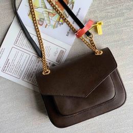 Designer Chain bag Genuine leather Handbag 23CM Luxury Crossbody bag Delicate knockoff Shoulder bag With Box YL127