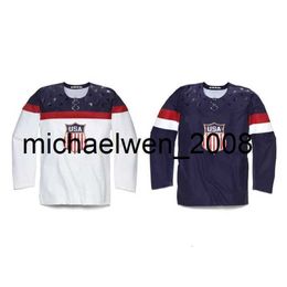 Weng 2016 New Customised Youth 2014 Sochi USA Team Jersey Any Name Any Number Red Youth Ice Hockey Customs Jerseys all stitched