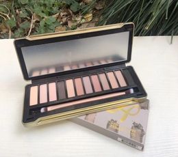 Factory Direct DHL New Makeup Eyes Brand Nude NO4 CherryHeat Palette 12 Colours Eyeshadow5734593