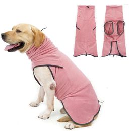 Dog Apparel ZOOBERS Winter Clothes Fleece Sweater Turtleneck Vest For Small Large Dogs Warm Stretchy Pullover Pet Coat