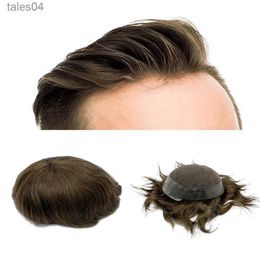 Men's Children's Wigs Prosthesis Hair Men Hair Weave Human Hair Mens Wigs Swiss Lace Around Pu Base YQ231111