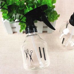 Storage Bottles & Jars Plastic Bottle Comb Scissors Barbershop Special Spraying Can Spray Ideal For Hair Salon Water The Flowers273P