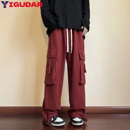 Men's Pants Y2K Cargo Pants Men Harajuku Trousers Male Streetwear Hip Hop Pocket Loose Casual American ropa hombre joggers men clothing 231110